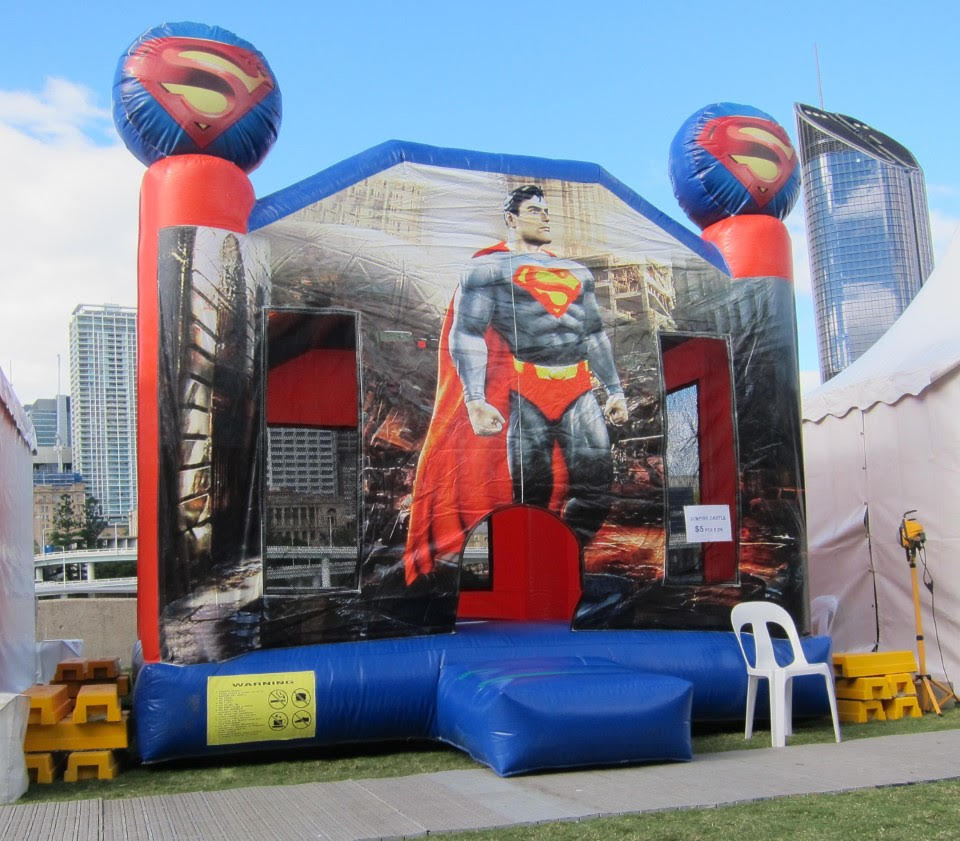 Superman Jumping Castle family fun amusements