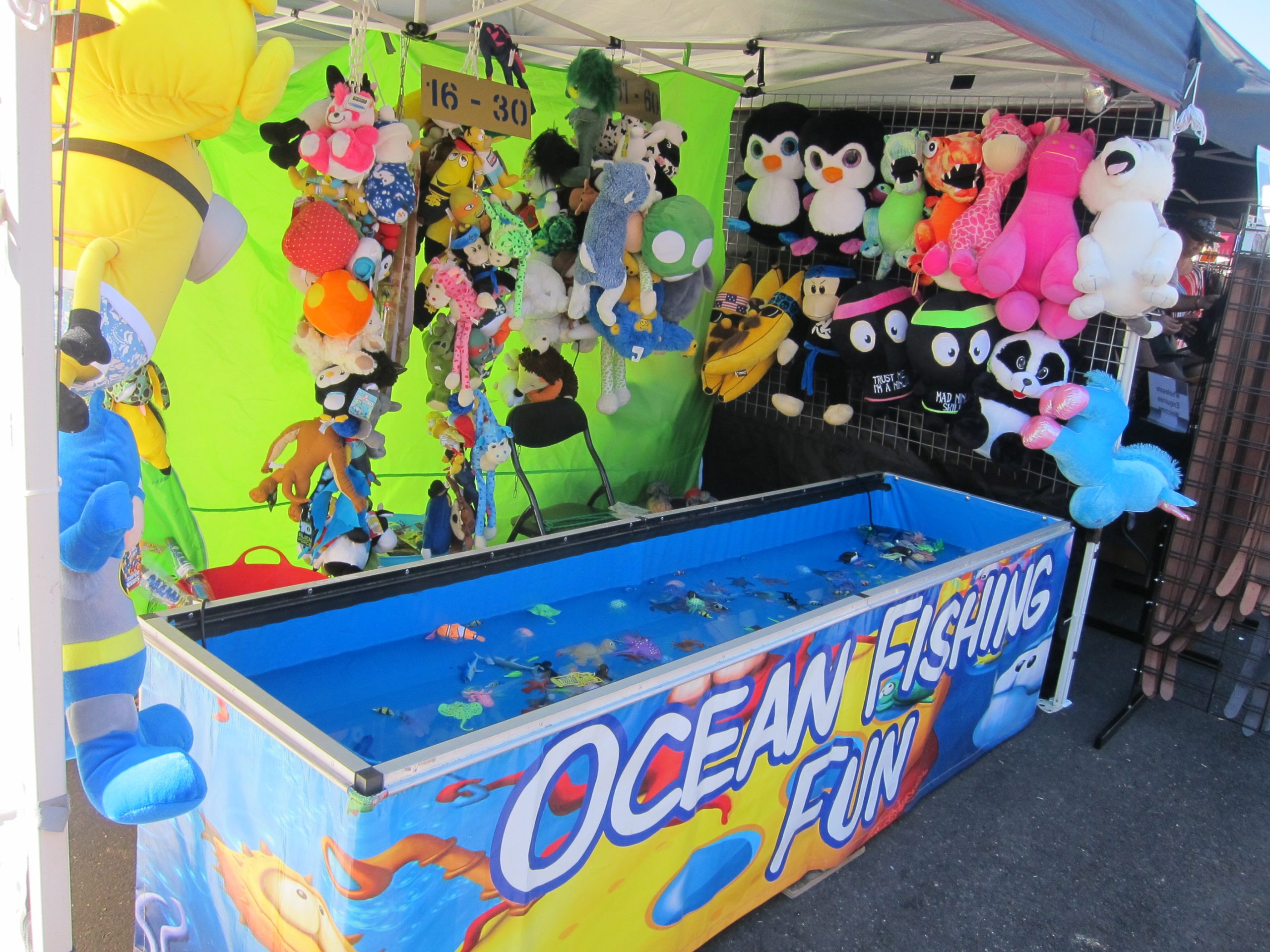 family fun amusements fishing marquee for hire